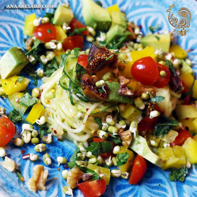 نودل-کدوی-خام-گیاهی-گلاره