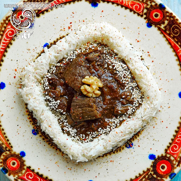 خورشت-فسنجون-بادمجون-گلاره