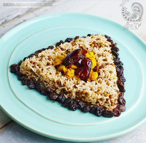عدس-پلو-وگان-گلاره