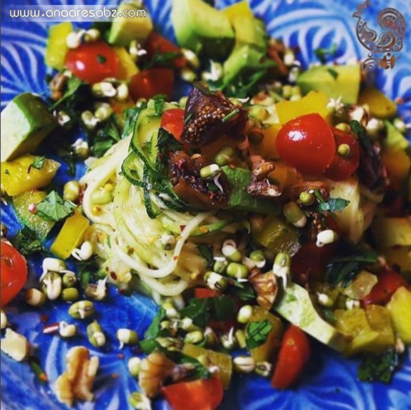 نودل-خام-گیاهی-گلاره